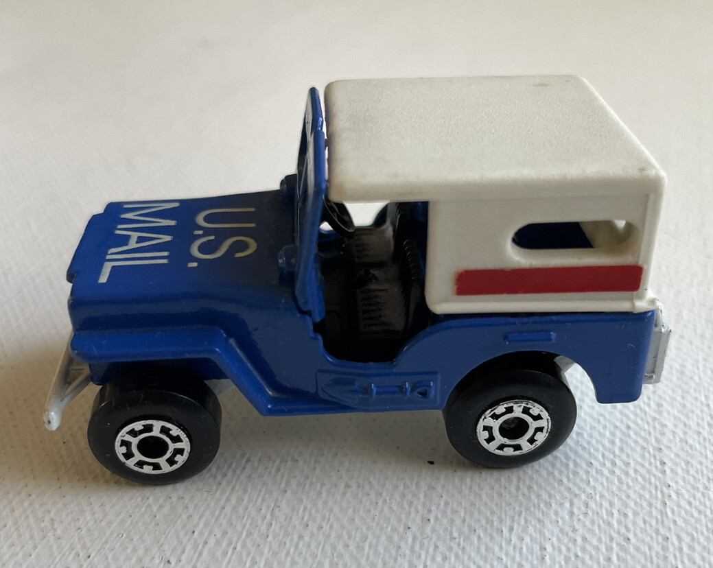 1978 Matchbox Lesney JEEP USPS US MAIL TRUCK #38 Superfast