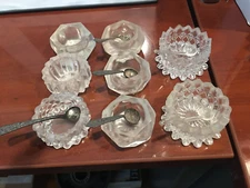 Vintage Salt Cellars and Spoons REDUCED