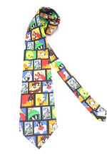 1598 ) NEW LOONEY TUNES MEN'S TIE 100% POLYESTER MADE IN USA