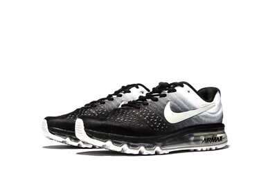 Nike Air Max 2017 Black White Men's Running Shoes 849559-010 NEW