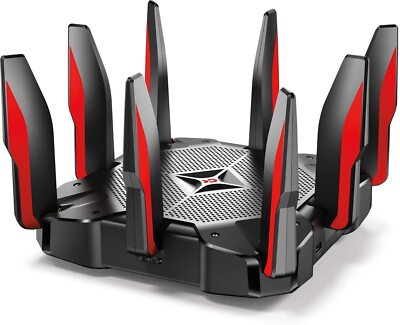 TP-Link Archer C5400X WLAN Router Gigabit Ethernet Tri-Band 2 4 GHz 5 GHz Red