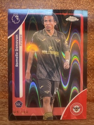 2026 Topps Chrome Romelle Donovan Black Ray Wave Refractor /10