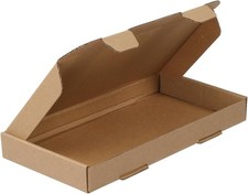 50 Pack Corrugated Cardboard Storage Boxes, 8.7x4.3x1"Shipping Boxes,1.8mm Thick