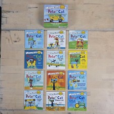 Pete the Cat 12 Book Phonics Fun I Can Read Series Short and Long Vowel Sounds