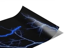 Rwraps Yellow Lightning Matte Vinyl Film Wrap 59in x 6in Vinyl Vehicle Car Film