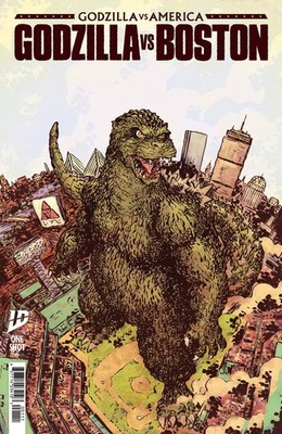 Godzilla vs. America: Boston Variant B (Lonergan) Comic Book First Print 2025