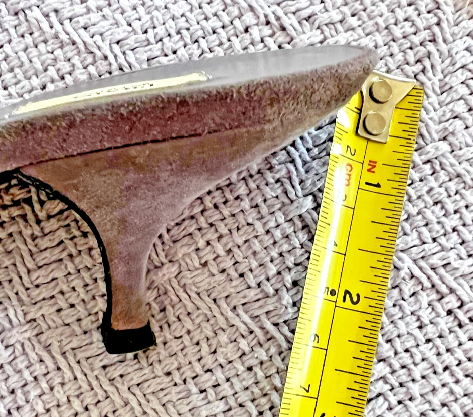 Vintage Prada Floral Appliqué Leather Slip-On Sandals Sz 38.5,Collectible, Italy thumbnail 17