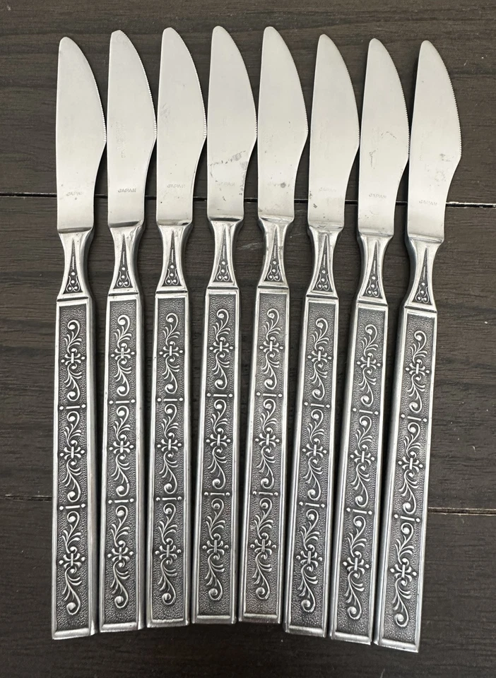 Stylecraft Stainless Japan - SYF20 Pattern - SET OF Dinner Knives - Image 3 of 4
