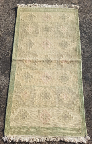 Vintage Traditional Handmade Beautiful Turkish Kilim Floor Rug Carpet 135x70 cm