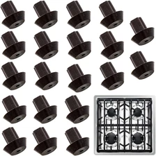 20-Pack Rubber Feet for Stove Grates - Compatible with Viking Range Models DVGSU