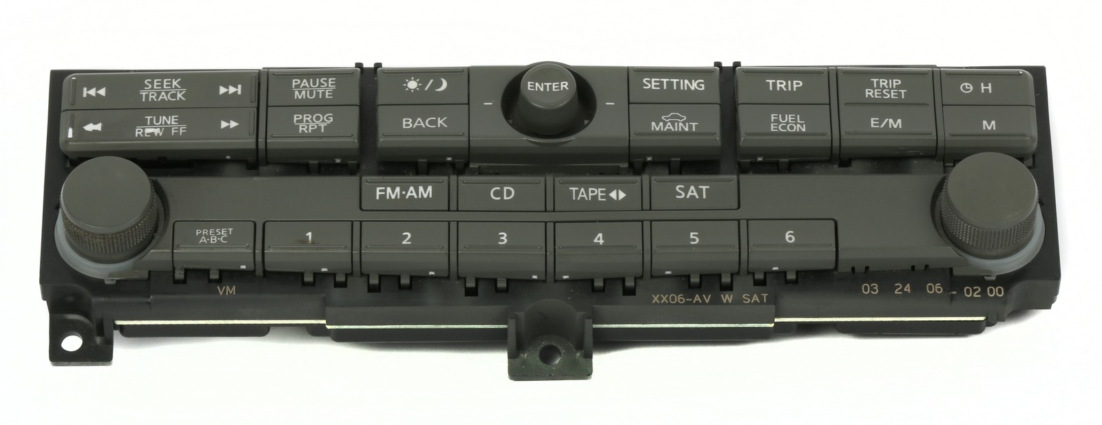 2006 Nissan Maxima Radio Front Dash Control Panel 28395ZK00B OEM