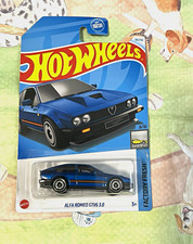 Hot Wheels Alfa Romeo GTV6 3.0 - Blue - Factory Fresh 1:64 Diecast Unopened