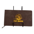 The Pilot’s Flight Log and Record Book Official Quality Faux Leather - Free Ship