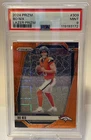 2024 PANINI PRIZM LAZER PRIZM #309 BO NIX PSA 9 - Denver Broncos RC