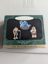 Hallmark Keepsake Star Wars Max Rebo Band Ornament Set 1999 - In box - used.