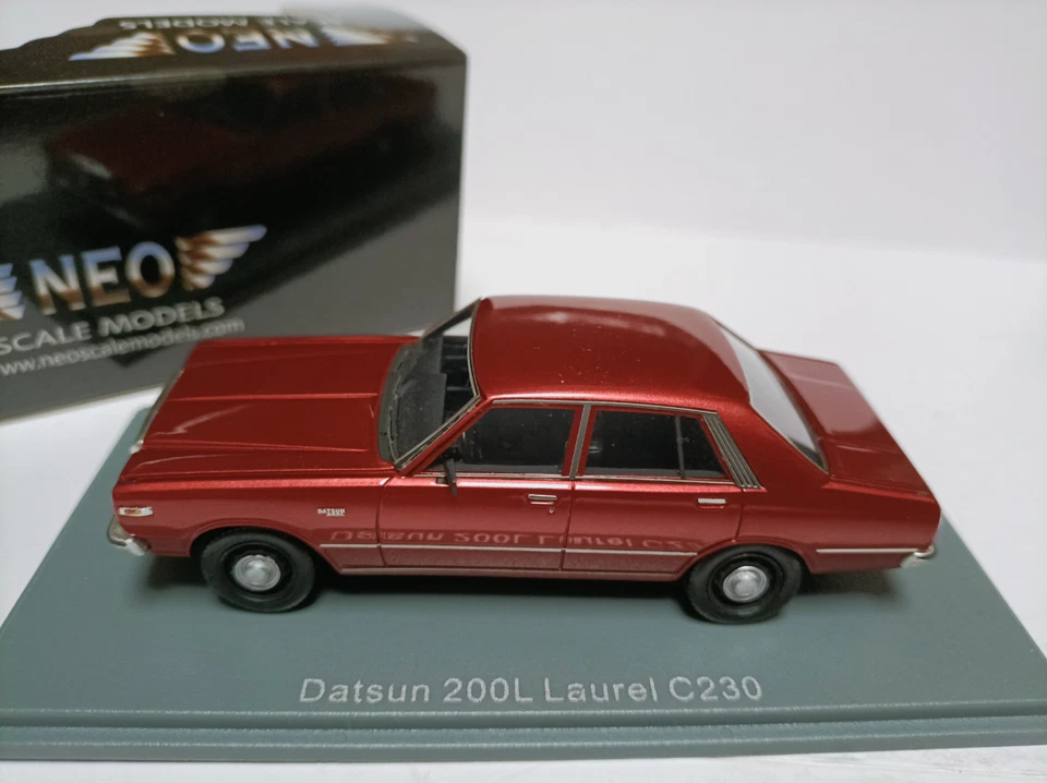 NEO 1/43 Scale Models Datsun 200L Laural C230 RED Resin car model - Image 2 of 4