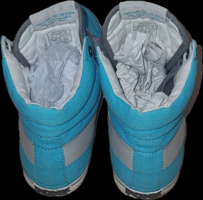 Scarpe da ginnastica donna Pony blu grigio taglia UK 6