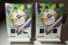 2021 Panini Diamond Kings Materials Nick Neidert Dual Patch Cards #3/5 & #4/10