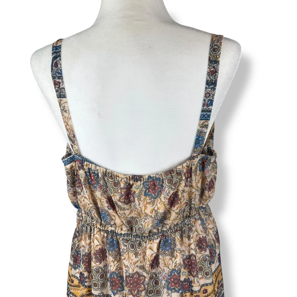 Womens Maxi Dress Size XL Babydoll Boho Indie Hippie Resort Prairie Festival - Image 4 of 4
