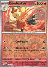 Combusken #041/182 SV10: Destined Rivals Reverse Holo Pokemon Card NM/M