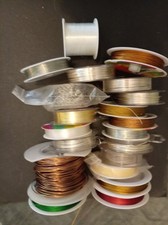 Jewelry Maker Rolls of Wire Different Sizes and Colors