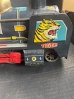 Japanese Tin Toy Locomotive Tiger Train Model 7630 Friction Drive whistle works — photo 3