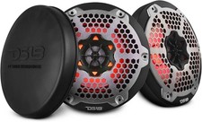 DS18 NXL-6M/BK 6.5 2-WAY COAXIAL MARINE SPEAKERS BLACK w/ RGB LED LIGHTS 4