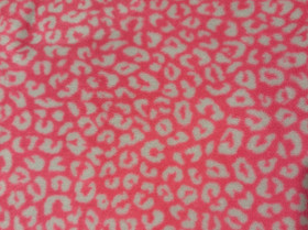 Y2K Vintage Victoria's Secret "Love Pink" Leopard Pink Stadium Blanket *Rare*