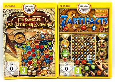 Bundle 3-Gewinnt Die Schätze der Ostindien Kompanie und 7 Artifacts PC CD-ROM