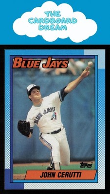 John Cerutti 1990 Topps #211 Toronto Blue Jays Baseball Card