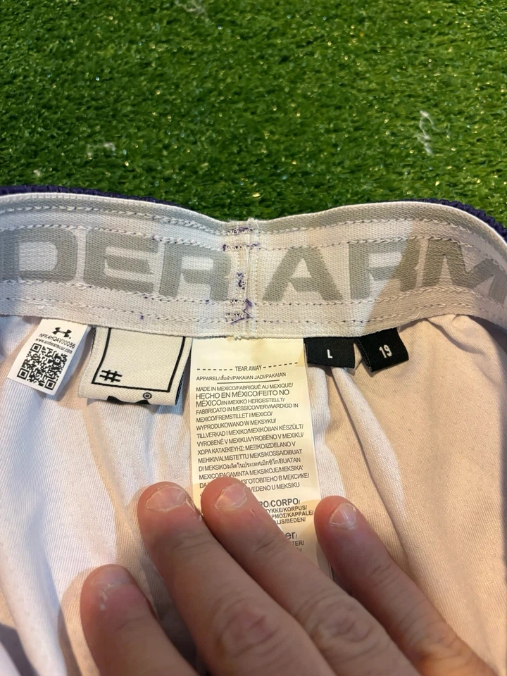 Northwestern Wildcats shorts mens medium purple lightweight under armour 12 - Image 3 of 4