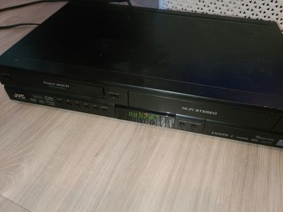 JVC DR-MV80BJ Dual DVD Recorder/ VCR Video Recorder HiFi Combo Player, HDMI