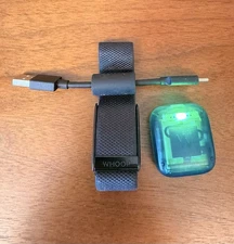 WHOOP 4.0 Device, Band, Waterproof Battery Pack, and Charging Cable
