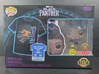 Black Panther Funko POP Marvel Blacklight POP & Tee 2XL