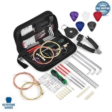 37PCS Guitar Maintenance & Repair Kit with Carry Case