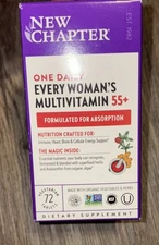 New Chapter 72 Tablets Multivitamin Supplement for Woman Aged 55+ AUTHENTIC!!!