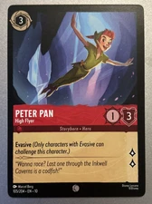 Peter Pan High Flyer Whispers in the Well #105/204 Disney Lorcana