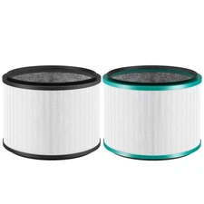 2 Pack HP01 HP02 HEPA Filter Compatible with Dyson Desk Purifier, Dyson Pure ...