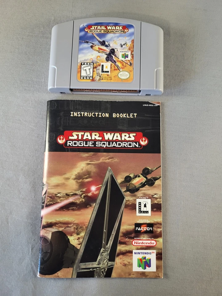 Star Wars: Rogue Squadron, N64, Complete, Authentic! - Image 2 of 4