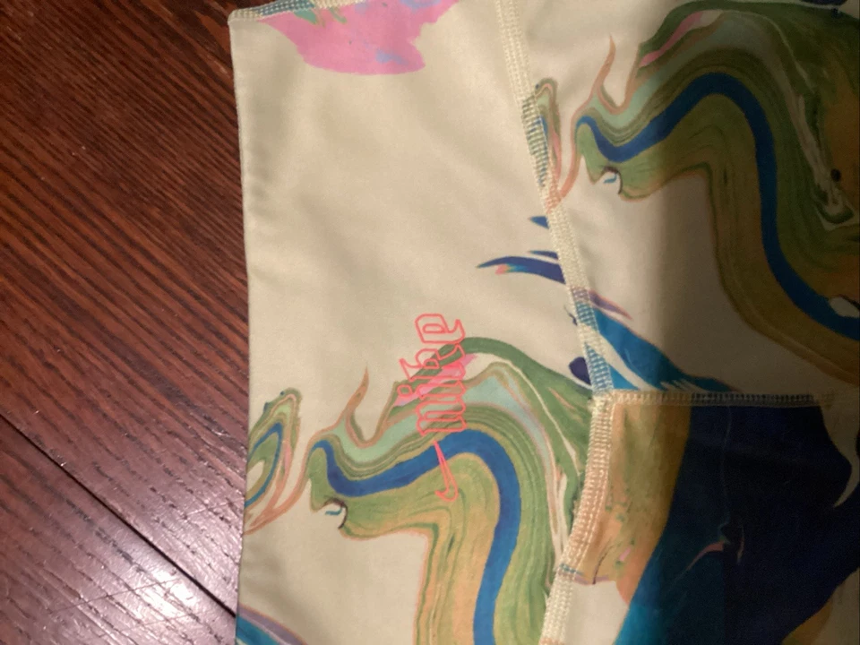 Nike Dri Fit Multi Color Leggings Youth Girls Size XS 4  - Image 3 of 3