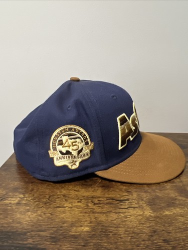 Sombrero De Colección Houston Astros New Era 59FIFTY COOPERSTOWN 45 Aniversario Talla 7 3/8 - Imagen 3 de 10