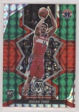 2021-22 Panini Mosaic Rookies Choice Red & Green Prizm Isaiah Todd #240 0b5
