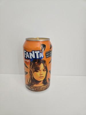 Fanta Soda Pop Can Soy Wax Candle Scented Astrid Orange 