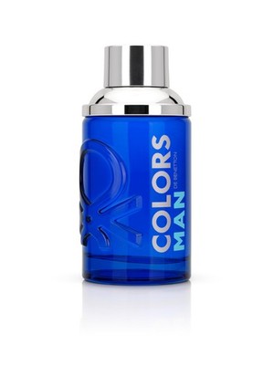 Benetton Colors Man Blue Eau de Toilette Spray 100 Fl Oz (Pack of 1), blue 