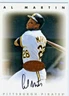 Al Martin 1996 Leaf Signature Series Bronze On Card Autograph Auto