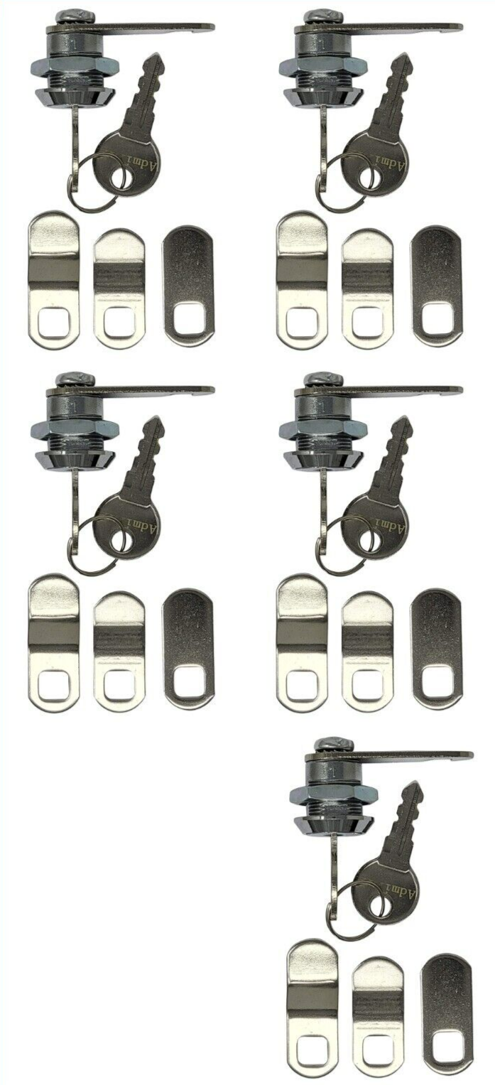 2Pcs Thumb Operated Cam Lock 7/8" Non-Locking Compartment Lock - Foto 12
