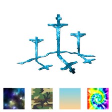 Calvary Crosses Religion - Decal Sticker - Multiple Patterns Sizes - ebn810