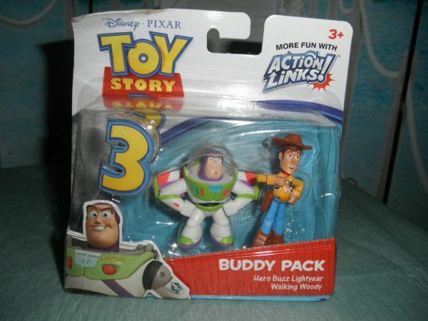 DISNEY PIXAR TOY STORY BUDDY PACK HERO BUZZ LIGHTYEAR WALKING