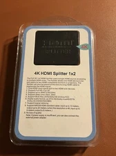 Active HDMI Splitter Powered Amplifier 1 To 2 4K 2160P 1080P Screen Mirroring