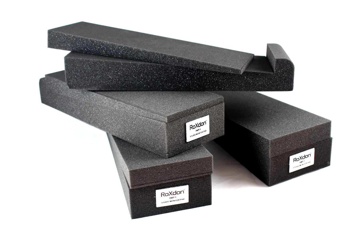 RoXdon Studio Monitor Pads x 4 Speaker Acoustic Isolation Foam Pads